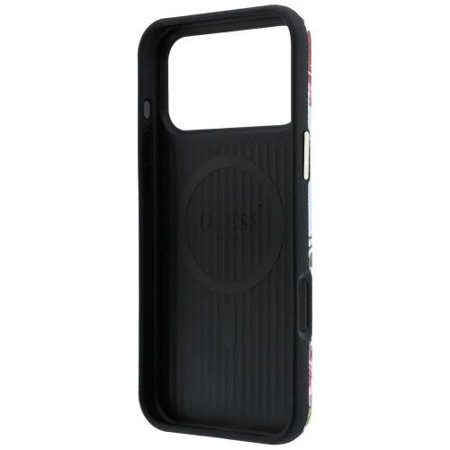 Etui Guess  do iPhone 18 Pro / 17 Pro, niebieskie z motywem kwiatów (7/8)