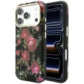 Etui Guess  do iPhone 18 Pro / 17 Pro, czarne z motywem kwiatów (1/8)