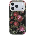 Etui Guess  do iPhone 18 Pro / 17 Pro, czarne z motywem kwiatów (3/8)