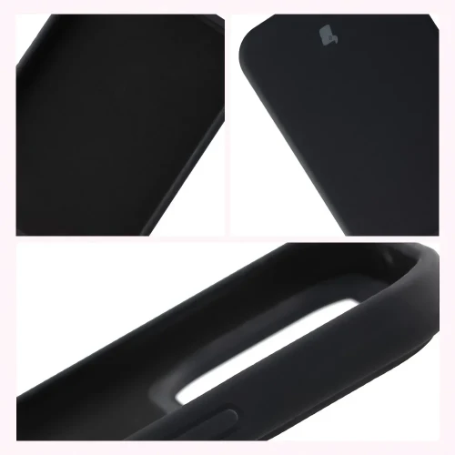 Silikonowe etui Bizon Soft Case do Xiaomi POCO F9 Ultra, czarne (6/7)