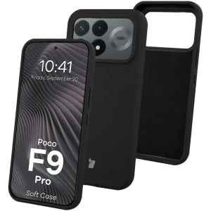 Silikonowe etui Bizon Soft Case do Xiaomi POCO F9 Pro, czarne