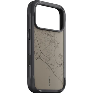 Etui ochronne Nomad Rugged Case do MagSafe do iPhone 18 Pro / 17 Pro, szaro-czarne wzorzyste