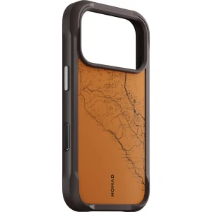 Etui ochronne Nomad Rugged Case do MagSafe do iPhone 18 Pro / 17 Pro, pomarańczowo-czarne wzorzyste