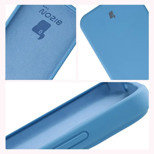 Silikonowe etui Bizon Soft Case do Xiaomi Redmi Note 17 Pro 5G, niebieskie (6/7)
