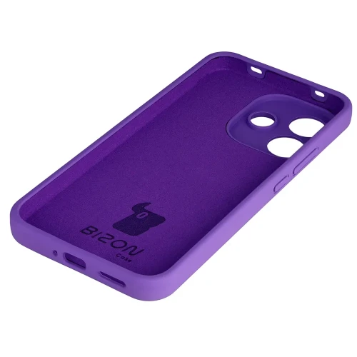 Silikonowe etui Bizon Soft Case do Xiaomi Redmi Note 17 Pro 5G, fioletowe (4/7)