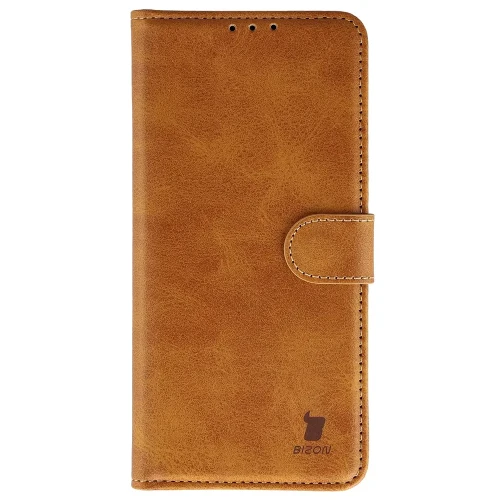 Etui z klapką Bizon Case Pocket do Xiaomi POCO F9 Ultra, brązowe (2/6)