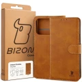 Etui z klapką Bizon Case Pocket do Xiaomi POCO F9 Ultra, brązowe (6/6)