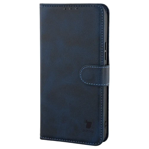 Etui z klapką Bizon Case Pocket do Xiaomi POCO F9 Ultra, granatowe (3/6)