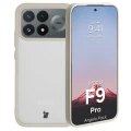 Etui + szkło hartowane Bizon Angelo Pack do Xiaomi POCO F9 Pro, półprzezroczyste z beżową ramką (3/8)