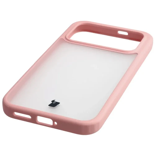 Etui + szkło hartowane Bizon Angelo Pack do Xiaomi POCO F9 Pro, półprzezroczyste z jasnoróżową ramką (6/8)