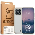 Etui Bizon Case Angelo do Xiaomi POCO F9 Pro, półprzezroczyste z beżową ramką (6/6)