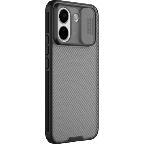 Etui z ochroną aparatu Nillkin CamShield Pro do Xiaomi Redmi Note 17 Pro Max 5G, przydymione z czarną ramką (4/6)