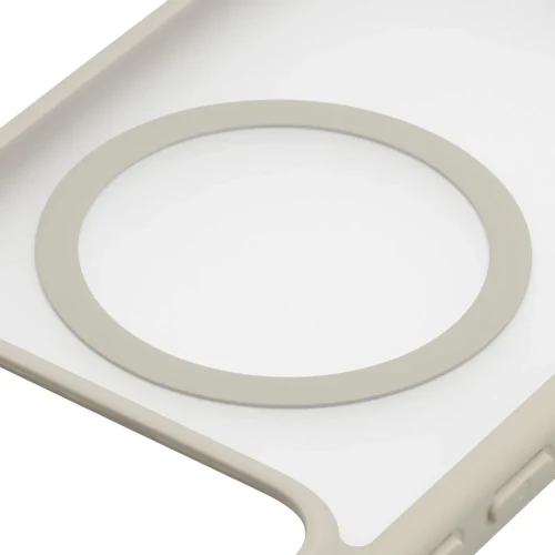 Etui z pierścieniem magnetycznym Bizon Case MatteO do Xiaomi POCO F9 Pro, przydymione-beżowe (3/7)