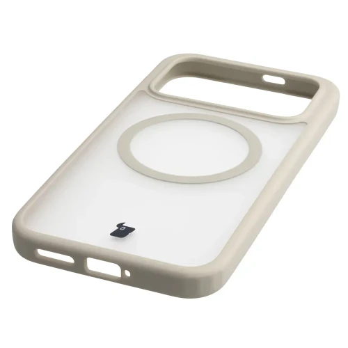 Etui z pierścieniem magnetycznym Bizon Case MatteO do Xiaomi POCO F9 Pro, przydymione-beżowe (6/7)