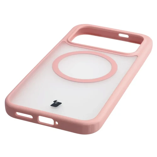 Etui z pierścieniem magnetycznym Bizon Case MatteO do Xiaomi POCO F9 Pro, przydymione-jasnoróżowe (6/7)