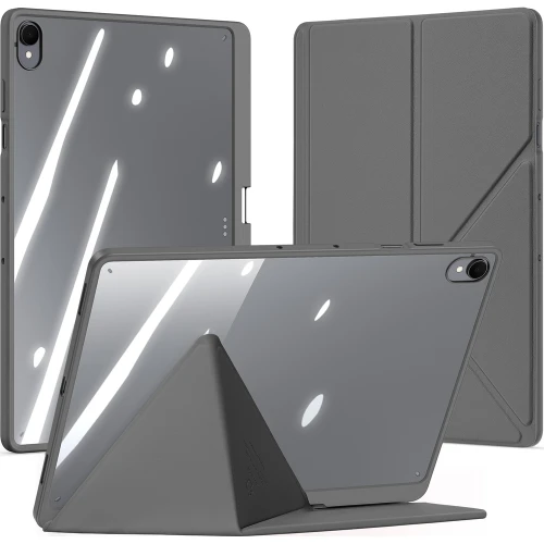 Etui z klapką Dux Ducis Magi do Galaxy Tab S12 Plus, szare (1/12)