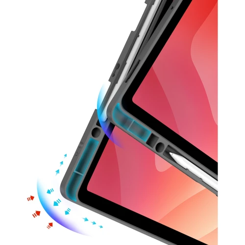 Etui z klapką Dux Ducis Magi do Galaxy Tab S12 Plus, szare (7/12)