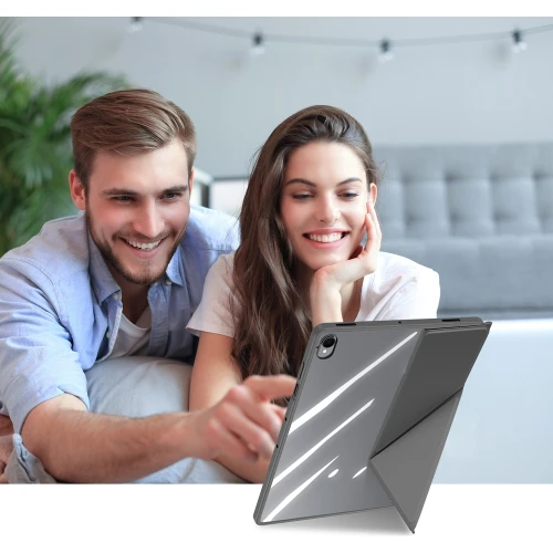 Etui z klapką Dux Ducis Magi do Galaxy Tab S12 Plus, szare (9/12)
