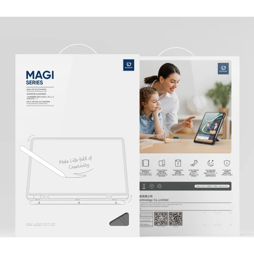 Etui z klapką Dux Ducis Magi do Galaxy Tab S12 Plus, szare (12/12)