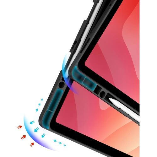 Etui z klapką Dux Ducis Magi do Galaxy Tab S12 Plus, czarne (7/12)
