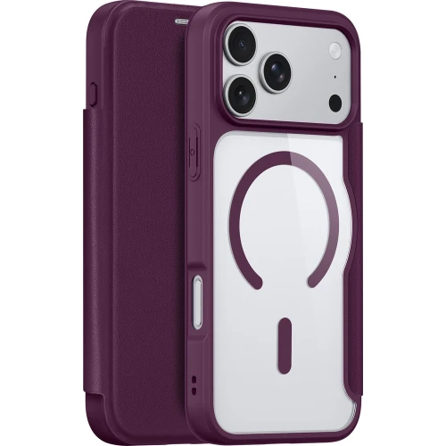 Etui Dux Ducis Skin X Pro Magnetic do iPhone 18 Pro / 17 Pro do MagSafe, burgundowe (2/11)