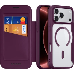 Etui Dux Ducis Skin X Pro Magnetic do iPhone 18 Pro Max / 17 Pro Max do MagSafe, burgundowe