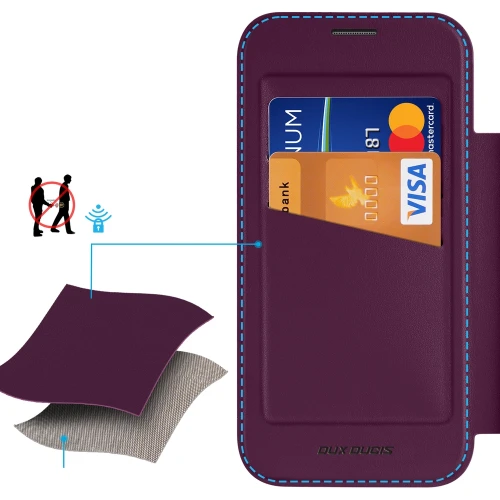 Etui Dux Ducis Skin X Pro Magnetic do iPhone 18 Pro Max / 17 Pro Max do MagSafe, burgundowe (3/11)