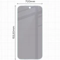 Prywatyzujące szkło hybrydowe Bizon Hybrid Shadow do OPPO Find X10, matowe (2/6)