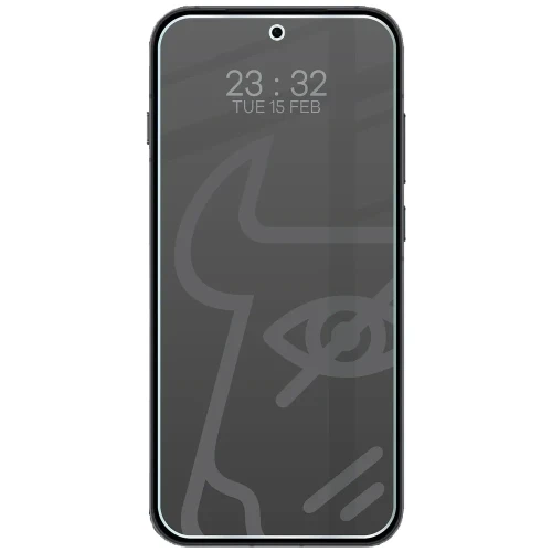 Prywatyzujące szkło hybrydowe Bizon Hybrid Shadow do OPPO Reno16 Pro, matowe (3/6)