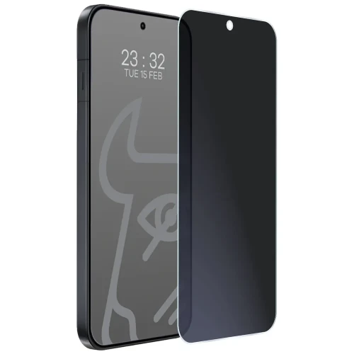 Prywatyzujące szkło hybrydowe Bizon Hybrid Shadow do OPPO Reno16 Pro, matowe (5/6)