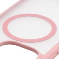 Etui z pierścieniem magnetycznym Bizon Case MatteO do Xiaomi Redmi Note 17 4G/5G, przydymione-jasnoróżowe (3/7)