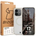 Etui z pierścieniem magnetycznym Bizon Case MatteO do Xiaomi Redmi Note 17 Pro 5G, przydymione-beżowe (7/7)