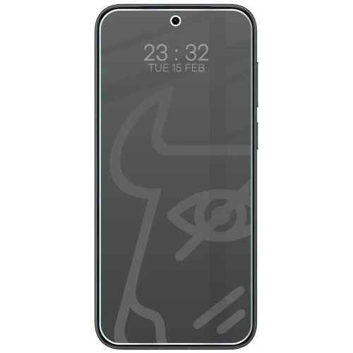 Prywatyzujące szkło hybrydowe Bizon Hybrid Shadow do Vivo X500 Pro, matowe (3/6)