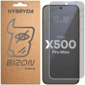 Prywatyzujące szkło hybrydowe Bizon Hybrid Shadow do Vivo X500 Pro Max, matowe (1/6)