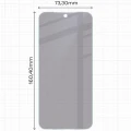 Prywatyzujące szkło hybrydowe Bizon Hybrid Shadow do Vivo X500 Pro Max, matowe (2/6)