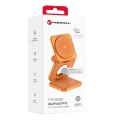 Ładowarka indukcyjna 3w1 Forcell F-Energy AluFold Pro, Qi2.2 do MagSafe, 25W, pomarańczowa (4/6)