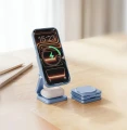 Ładowarka indukcyjna 3w1 Forcell F-Energy AluFold Pro, Qi2.2 do MagSafe, 25W, niebieska (3/5)