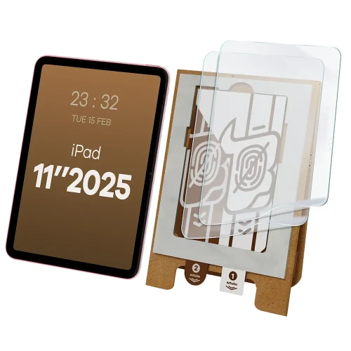 2x Folia matowa z eko aplikatorem Bizon Eplikator Tab Film Matte do Apple iPad 11 A16 2025 (1/5)
