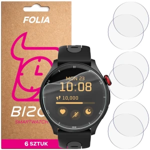 Folia ochronna na ekran zegarka Bizon Watch Film HydroFlex do myPhone Watch Adventure, 6 sztuk