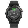 Folia ochronna na ekran zegarka Bizon Watch Film HydroFlex do Garmin Fenix 5 (47 mm), 6 sztuk (2/5)