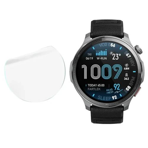 Folia ochronna na ekran zegarka Bizon Watch Film HydroFlex do Amazfit Balance 2 XT, 6 sztuk (4/5)