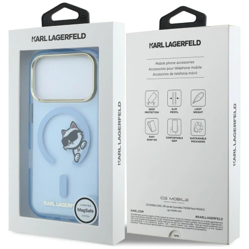 Etui Karl Lagerfeld  do iPhone 18 Pro / 17 Pro niebieskie (8/8)