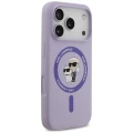 Etui Karl Lagerfeld Silicone Karl & Choupette Ring do MagSafe do iPhone 18 Pro / 17 Pro, fioletowe (4/8)