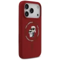 Etui Karl Lagerfeld Silicone Karl & Choupette Ring do MagSafe do iPhone 18 Pro / 17 Pro, czerwone (4/8)