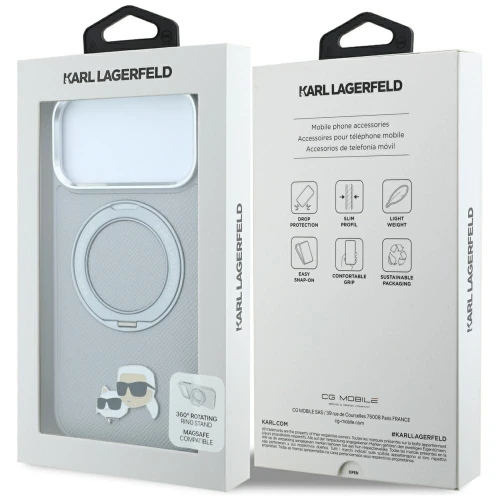 Etui Karl Lagerfeld  do iPhone 18 Pro Max / 17 Pro Max, szare (7/7)