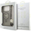 Etui Guess IML Glitter Pearl Strap do MagSafe ze smyczką do iPhone 18 Pro Max / 17 Pro Max, czarne (2/8)