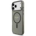 Etui Guess IML Glitter Pearl Strap do MagSafe ze smyczką do iPhone 18 Pro Max / 17 Pro Max, czarne (4/8)