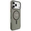 Etui Guess IML Glitter Pearl Strap do MagSafe ze smyczką do iPhone 18 Pro / 17 Pro, czarne (5/8)