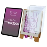 2x Szkło hybrydowe z eko aplikatorem Bizon Eplikator Tab Hybrid Mule do Apple iPad Pro 11 M5 2025