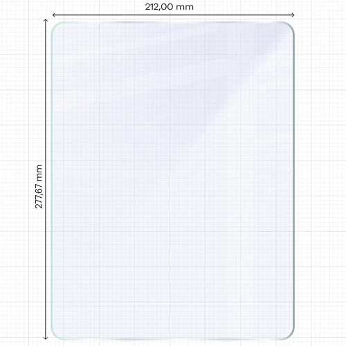 2x Szkło hybrydowe z eko aplikatorem Bizon Eplikator Tab Hybrid Mule do iPad Air 13" M4 2026 / M3 2025 (2/5)